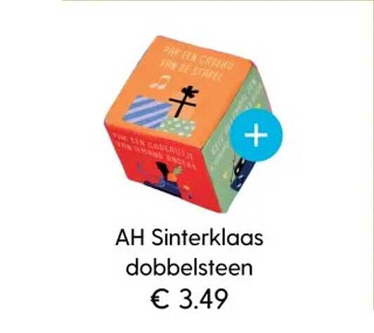 AH Sinterklaas dobbelsteen