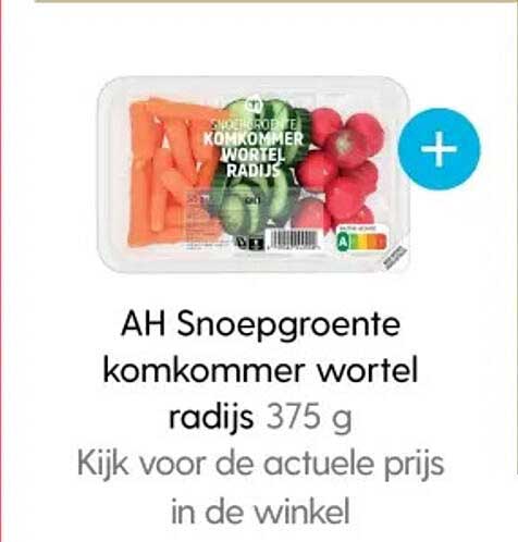 AH Snoepgroente komkommer wortel radijs