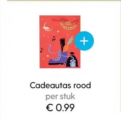 Cadeautas rood