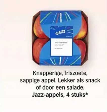 Jazz-appels, 4 stuks*