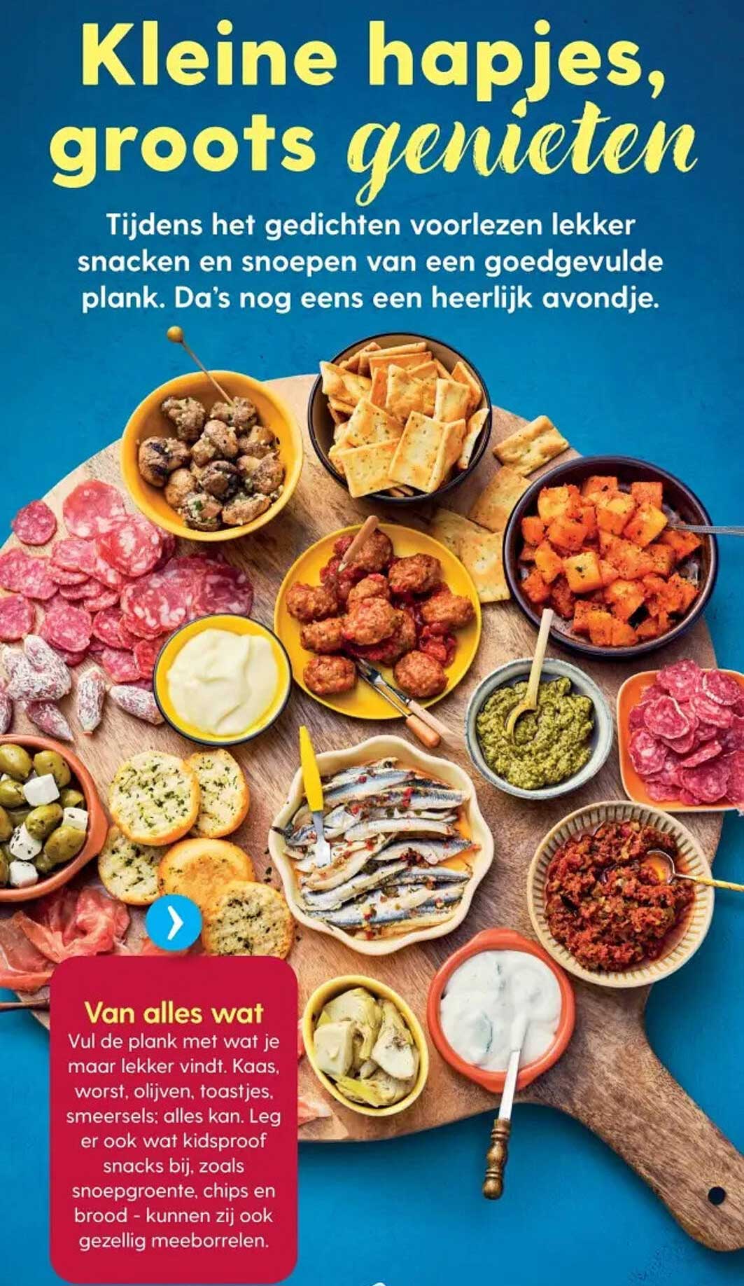 Kleine hapjes, groots genieten