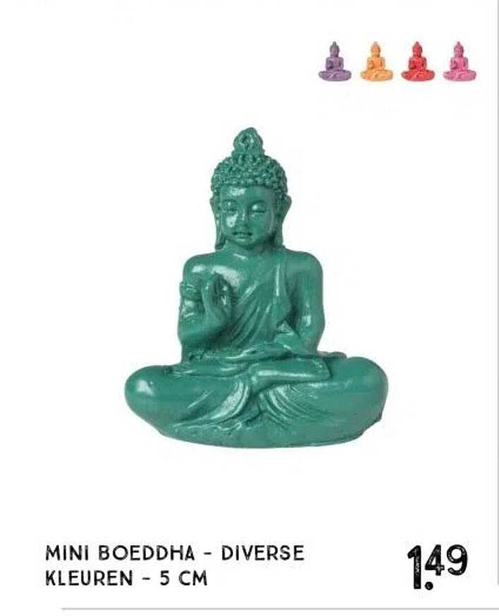 MINI BOEDDHA - DIVERSE KLEUREN