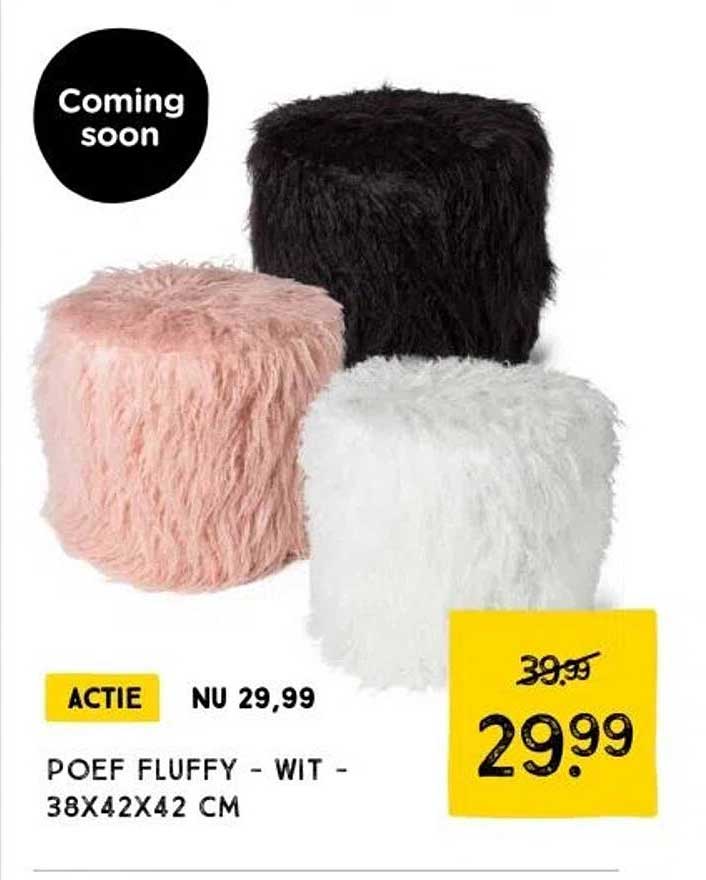 POEF FLUFFY - WIT