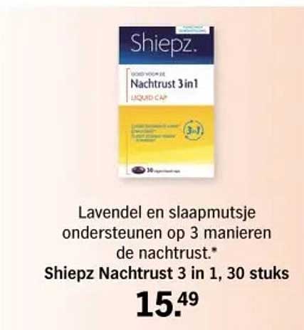 Shiepz Nachttrust 3 in 1, 30 stuks