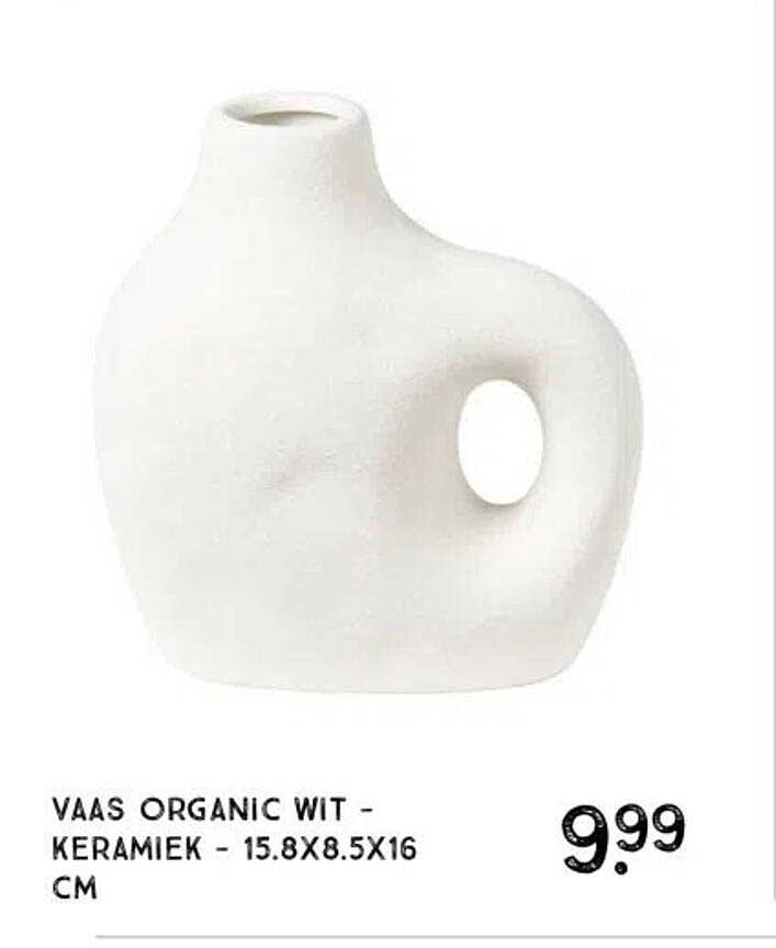 VAAS ORGANIC WIT - KERAMIEK