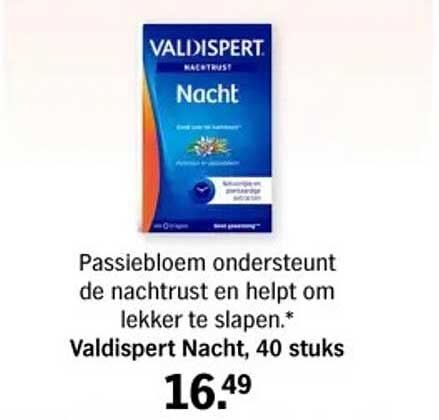 Valdispert Nacht, 40 stuks