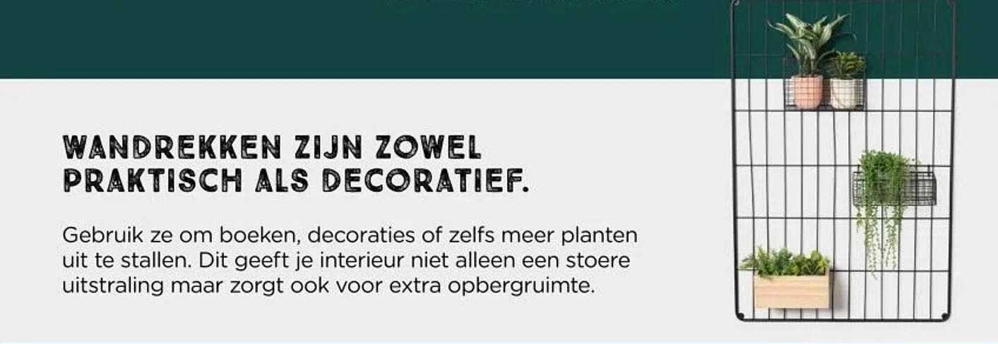 Wandrekken zijn zowel praktisch als decoratief.