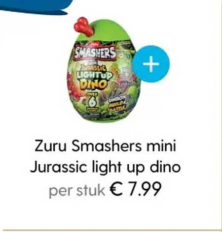 Zuru Smashers mini Jurassic light up dino