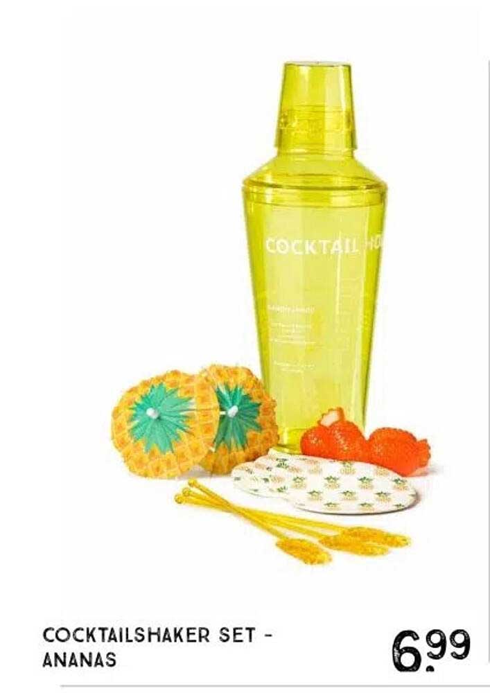 COCKTAILSHAKER SET - ANANAS