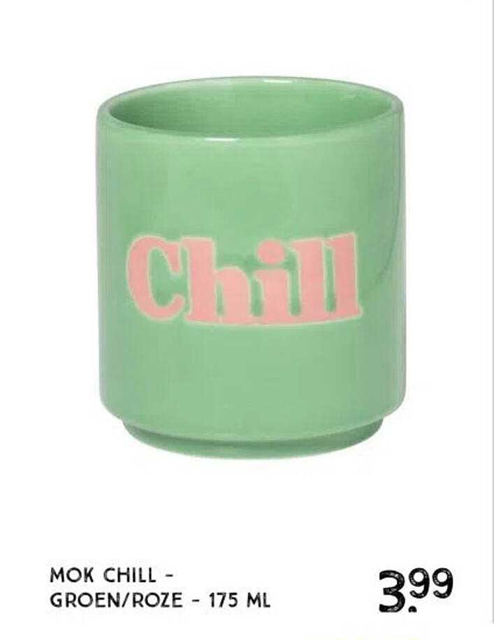 MOK CHILL - GROEN/ROZE