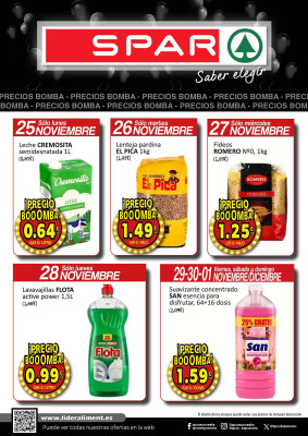 Spar Folleto