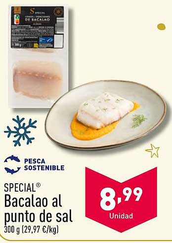 Bacalao al punto de sal