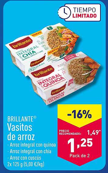 BRILLANTE® Vasitos de arroz