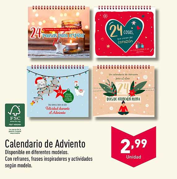 Calendario de Adviento