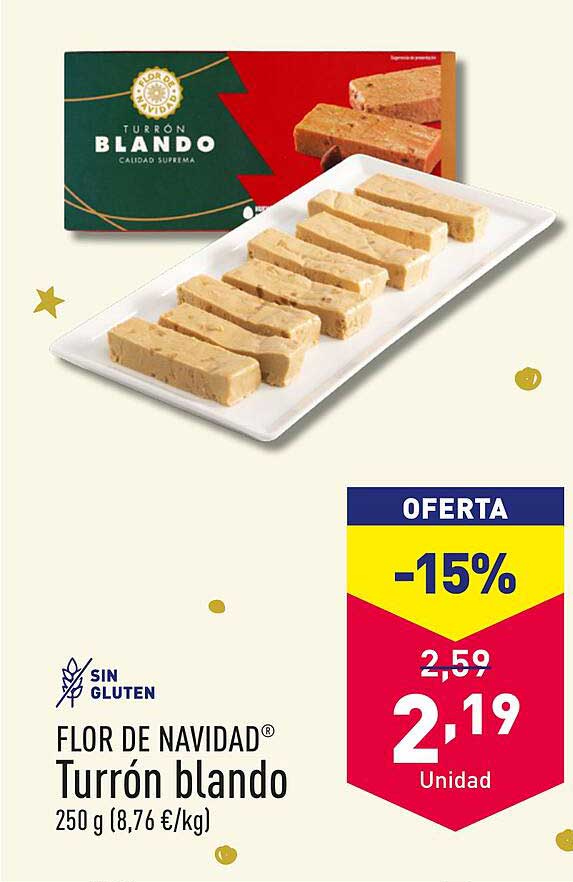 FLOR DE NAVIDAD® Turrón blando