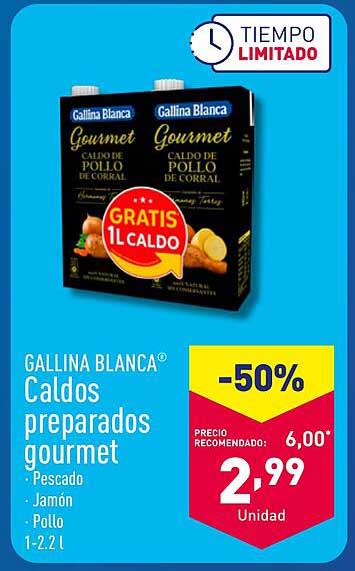 GALLINA BLANCA® Caldos preparados gourmet