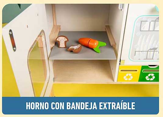 HORNO CON BANDEJA EXTRAÍBLE