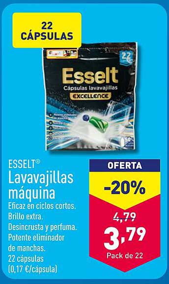 Lavavajillas máquina Esselt®