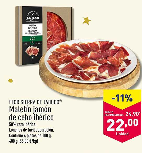 Maletín jamón de cebo ibérico