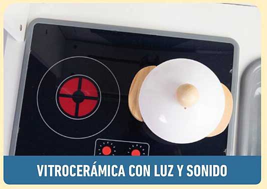 VITROCERÁMICA CON LUZ Y SONIDO