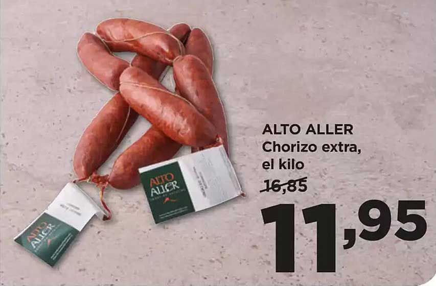 ALTO ALLER Chorizo extra, el kilo