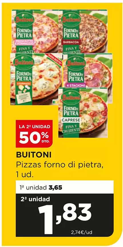 BUITONI  
Pizzas forno di pietra, 1 ud.