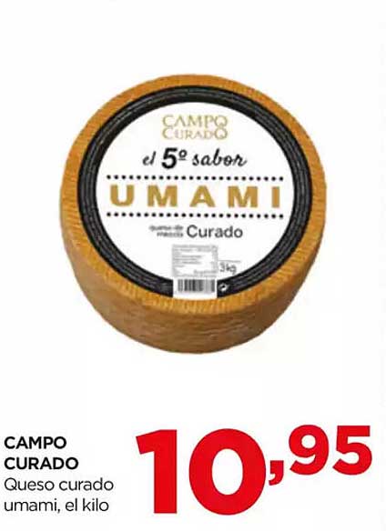 CAMPO CURADO  
Queso curado umami, el kilo