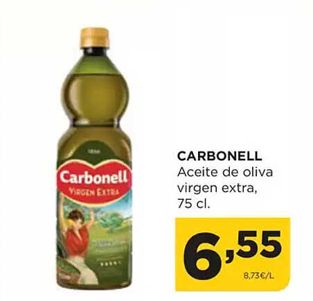 CARBONELL  
Aceite de oliva virgen extra, 75 cl.