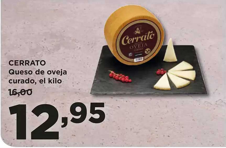 CERRATO Queso de oveja curado, el kilo