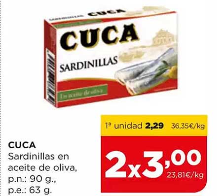 CUCA SARDINILLAS