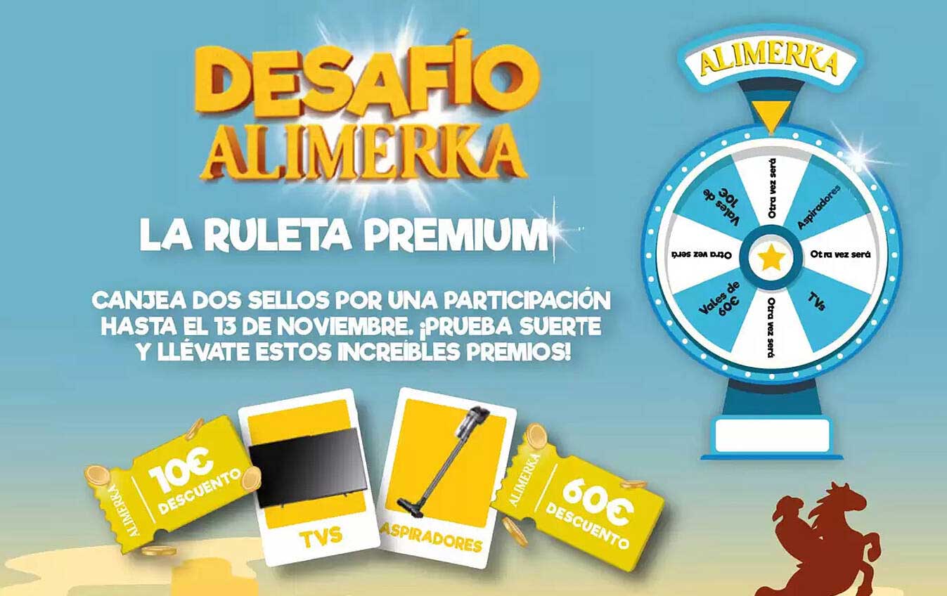 DESAFÍO ALIMERKA LA RULETA PREMIUM