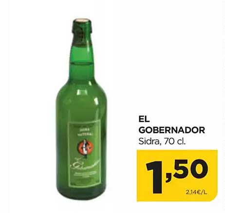 EL GOBERNADOR Sidra, 70 cl.