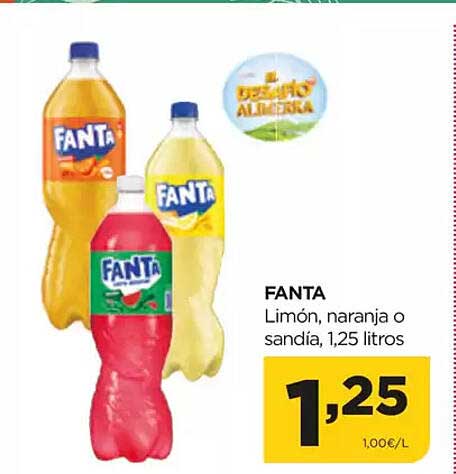 FANTA Limón, naranja o sandía