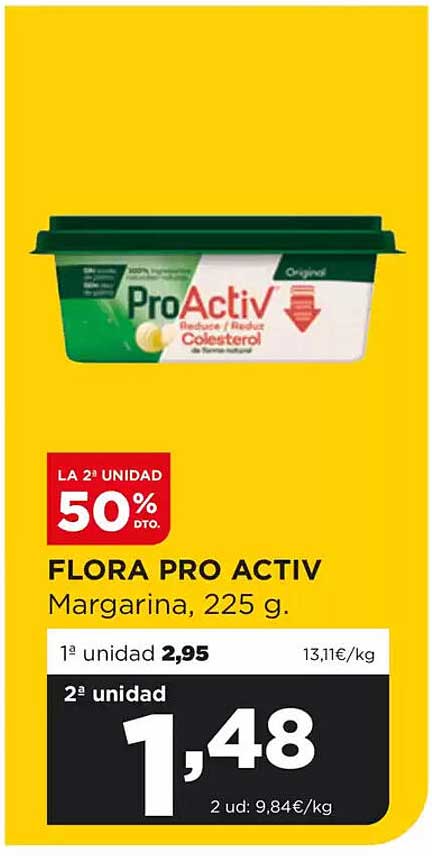 FLORA PRO ACTIV Margarina