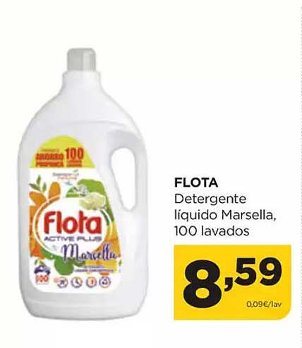 FLOTA  
Detergente líquido Marsella, 100 lavados