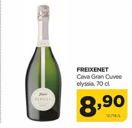 FREIXENET Cava Gran Cuvee elyssia, 70 cl.