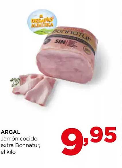 Jamón cocido extra Bonnatur, el kilo