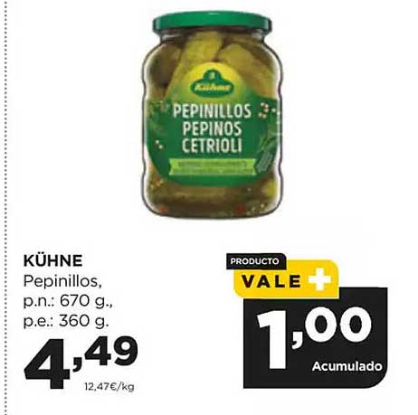 KÜHNE Pepinillos Pepinos Cetrioli