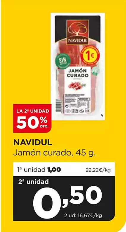 NAVIDUL Jamón curado