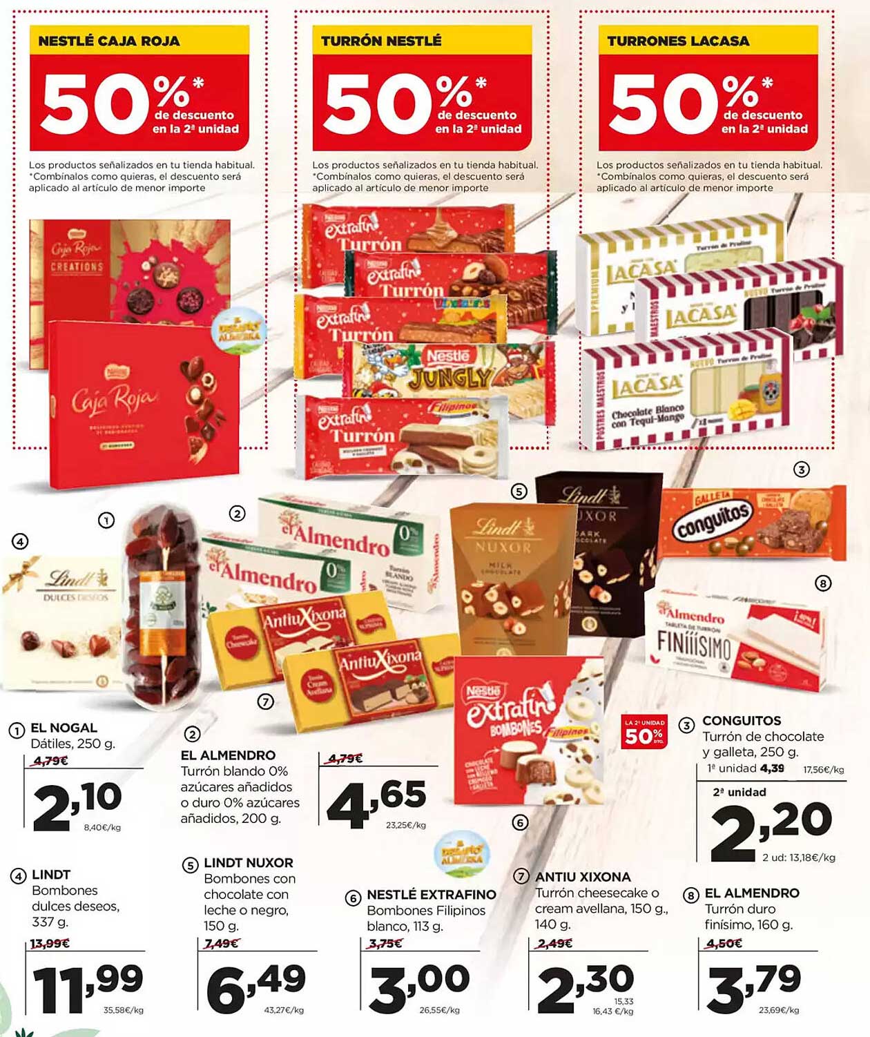 Nestlé Caja Roja  
Turrón Nestlé  
Turrones Lacasa