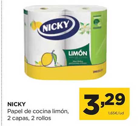 NICKY Papel de cocina limón