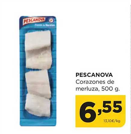 PESCANOVA Corazones de merluza