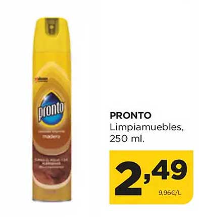 PRONTO Limpiamuebles, 250 ml.