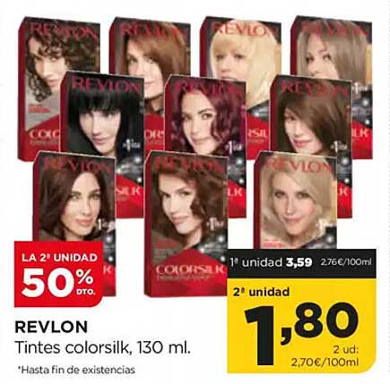 REVLON Tintes colorsilk, 130 ml.