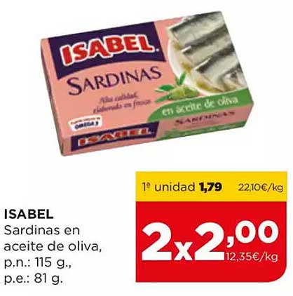 Sardinas en aceite de oliva