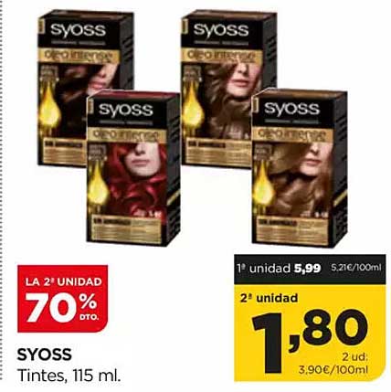 SYOSS Tintes, 115 ml.