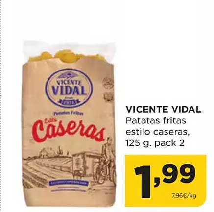 VICENTE VIDAL  
Patatas fritas estilo caseras