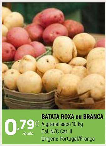 BATATA ROXA ou BRANCA