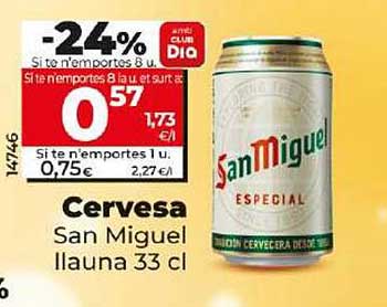 Cerveza San Miguel Ilauna 33 cl