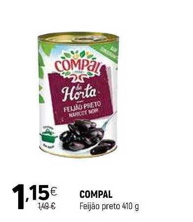 COMPAL Feijão preto 410 g